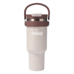 Stroid FlowMotion Flip Straw Tumbler Cream White